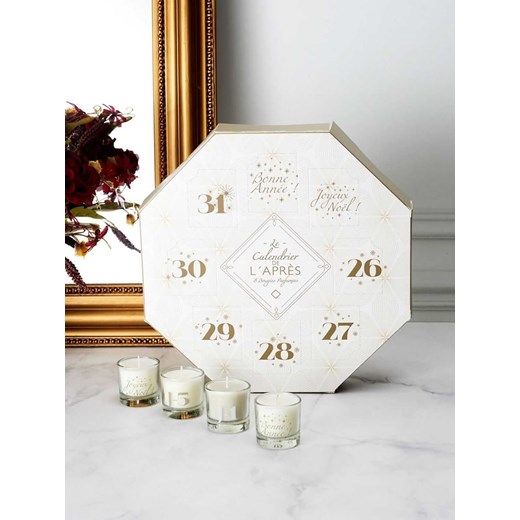 The Concept Factory Kalendarz w kolorze białym ze świecami - 31,5 x 31,5 cm The Concept Factory onesize okazyjna cena Limango Polska