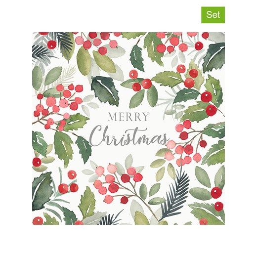 ppd Serwetki (40 szt.) &quot;Merry Berries&quot; ze wzorem ze sklepu Limango Polska w kategorii Akcesoria kuchenne - zdjęcie 187793891