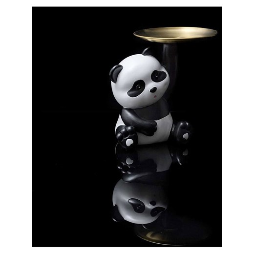 Rétro Chic Figurka dekoracyjna w kolorze czarno-białym - wys. 18 cm Rétro Chic onesize wyprzedaż Limango Polska