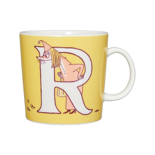 Moomin Kubek jumbo &quot;R&quot; w kolorze żółtym - 400 ml ze sklepu Limango Polska w kategorii Dzbanki i zaparzacze - zdjęcie 187794350