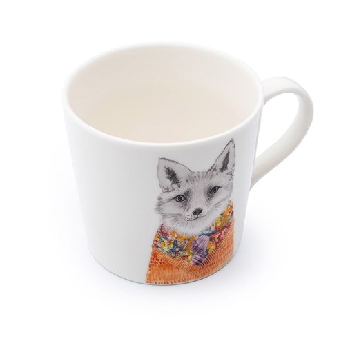 Mikasa Kubek &quot;Fox&quot; w kolorze biało-pomarańczowym - 380 ml ze sklepu Limango Polska w kategorii Naczynia - zdjęcie 187794383