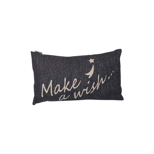 David Fussenegger Poszewka &quot;Make a wish&quot; w kolorze antracytowym na poduszkę ze sklepu Limango Polska w kategorii Poduszki dekoracyjne - zdjęcie 187794534