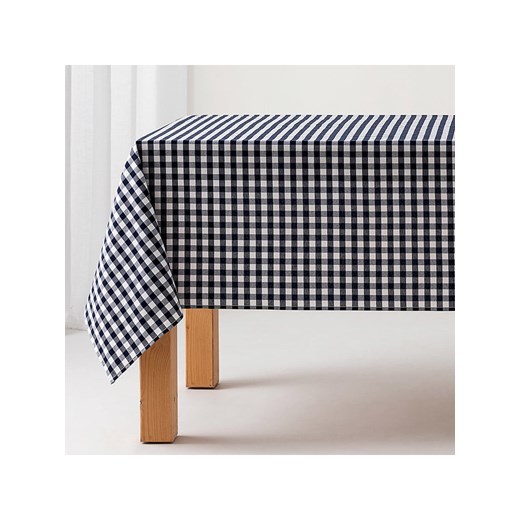 GAMUSI Obrus &quot;Vichy&quot; w kolorze granatowym Gamusi 140x180 cm Limango Polska okazyjna cena