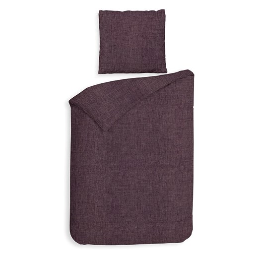 HNL Komplet pościeli flanelowej &quot;Franela&quot; w kolorze fioletowym ze sklepu Limango Polska w kategorii Pościele - zdjęcie 187794671