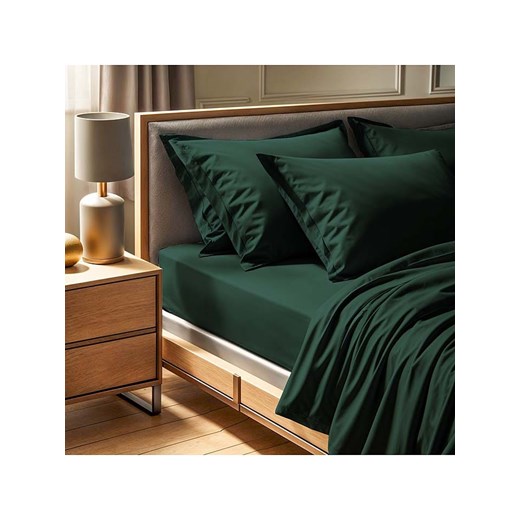 MIX&amp;MATCH Prześcieradło renforcè w kolorze ciemnozielonym ze sklepu Limango Polska w kategorii Prześcieradła - zdjęcie 187794783