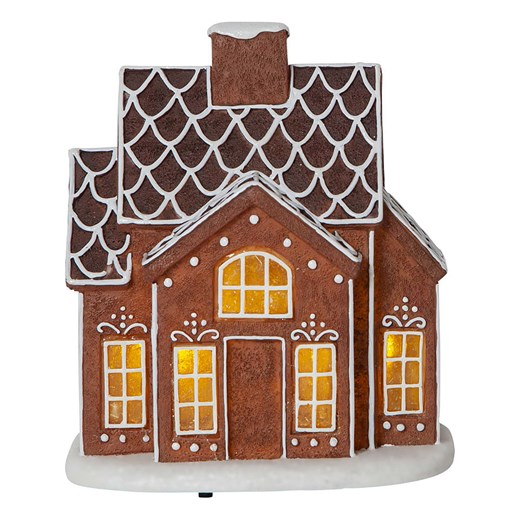 STAR Trading Dekoracja LED &quot;Gingerville&quot; w kolorze brązowym - 14 x 16 cm ze sklepu Limango Polska w kategorii Oświetlenie - zdjęcie 187795082