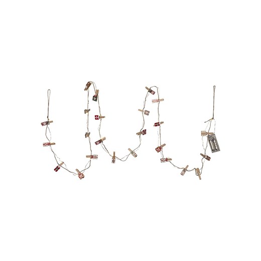 STAR Trading Łańcuch świetlny LED &quot;Clippy Advent&quot; w różnych kolorach - Star Trading onesize okazyjna cena Limango Polska