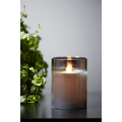 STAR Trading Świecznik LED &quot;M-Twinkle&quot; w kolorze czarnym - wys. 10 x Ø 7,5 cm ze sklepu Limango Polska w kategorii Świeczniki - zdjęcie 187795181