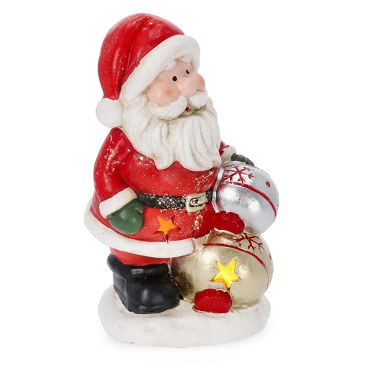 Bizzotto Dekoracyjna lampa LED &quot;Santa&quot; w kolorze czerwonym - wys. 20 cm ze sklepu Limango Polska w kategorii Oświetlenie - zdjęcie 187795212