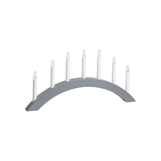 Marksljöd Lampa adwentowa &quot;Atle&quot; w kolorze szarym - 55,5 x 27 cm ze sklepu Limango Polska w kategorii Dekoracje bożonarodzeniowe - zdjęcie 187795244