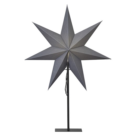 STAR Trading Lampa stojąca &quot;Ozen&quot; w kolorze czarnym - 55 x 75 cm ze sklepu Limango Polska w kategorii Dekoracje bożonarodzeniowe - zdjęcie 187795292