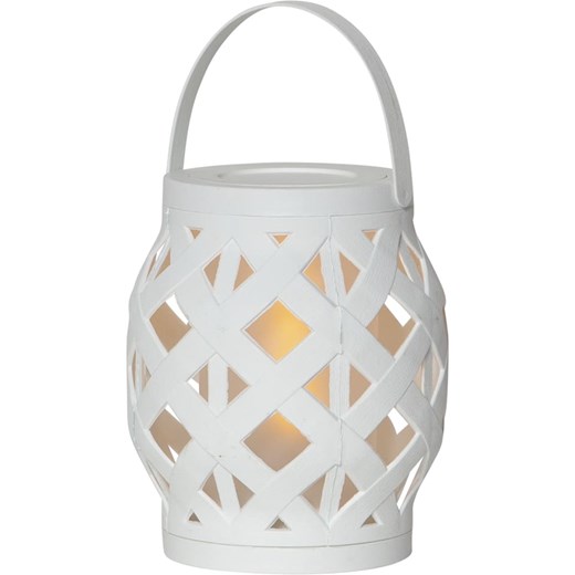 STAR Trading Lamion LED &quot;Flame Lantern&quot; w kolorze białym - wys. 16 cm ze sklepu Limango Polska w kategorii Świeczniki - zdjęcie 187795294