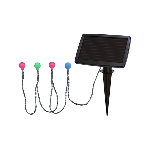 STAR Trading Solarny łańcuch świetlny LED &quot;Globini&quot; w różnych kolorach - dł. 475 cm ze sklepu Limango Polska w kategorii Oświetlenie - zdjęcie 187795314