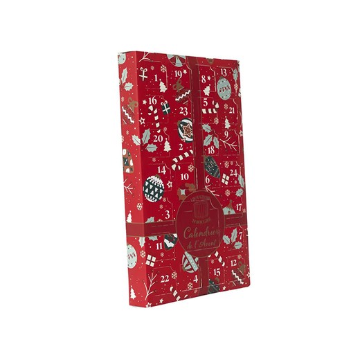 Make a Wish Kalendarz ze świecami w kolorze czerwonym - 21,7 x 37 cm Make A Wish onesize okazja Limango Polska