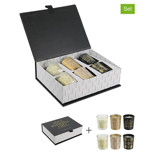 Rétro Chic Świece zapachowe (6 szt.) - 6x 31 g ze sklepu Limango Polska w kategorii Świece i dyfuzory - zdjęcie 187795543