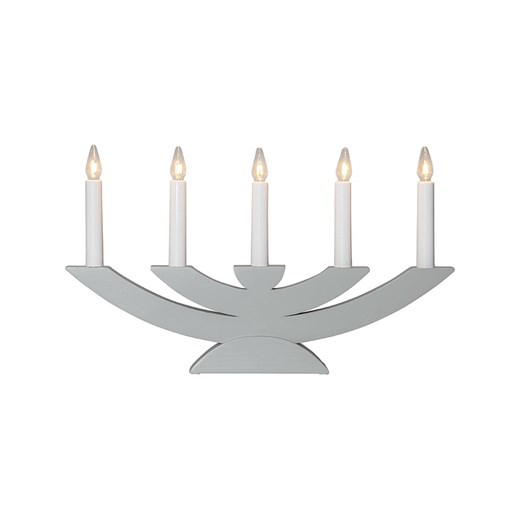 STAR Trading Lampa dekoracyjna &quot;Navida&quot; w kolorze szarym - 42 x 24 cm Star Trading onesize Limango Polska wyprzedaż