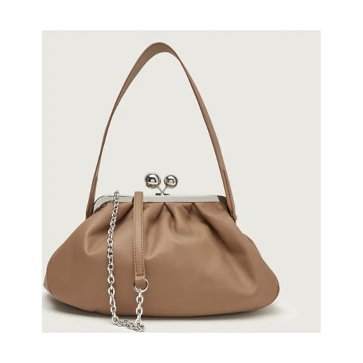 Weekend MaxMara Skórzana torebka na ramię CUBICO | Pasticcino ze sklepu Gomez Fashion Store w kategorii Kopertówki - zdjęcie 187796040