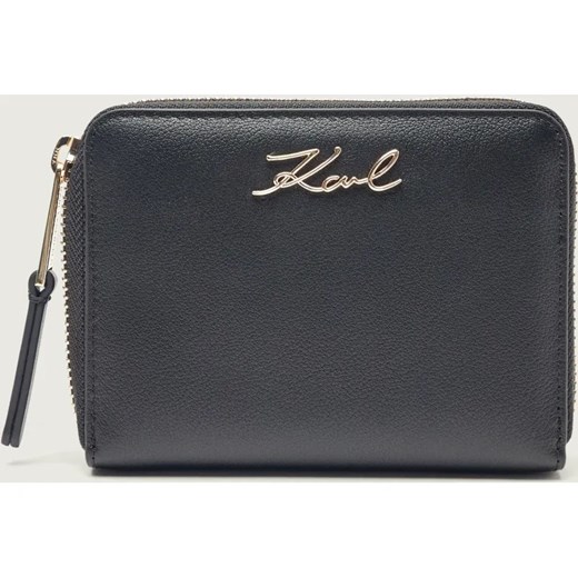 Karl Lagerfeld Skórzany portfel K/signature md ze sklepu Gomez Fashion Store w kategorii Portfele damskie - zdjęcie 187796093