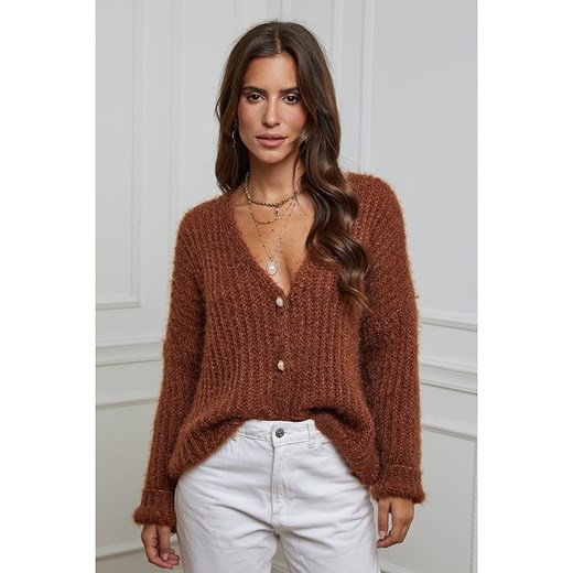 L&apos;armoire de Suzette Kardigan w kolorze brązowym ze sklepu Limango Polska w kategorii Swetry damskie - zdjęcie 187797023