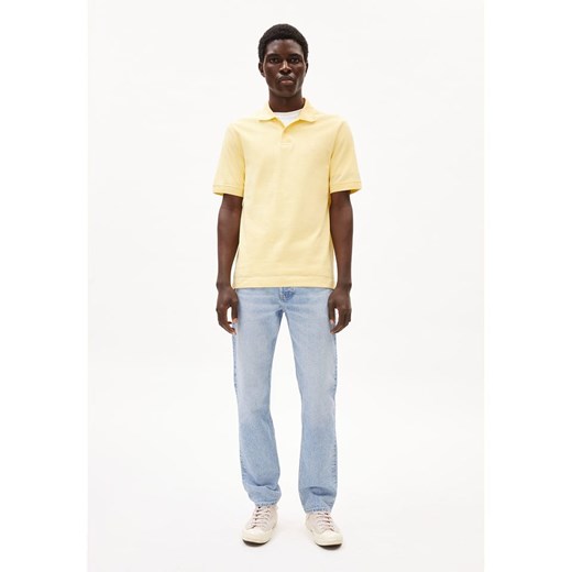 armedangels Koszulka polo &quot;Maario&quot; w kolorze żółtym ze sklepu Limango Polska w kategorii T-shirty męskie - zdjęcie 187797332