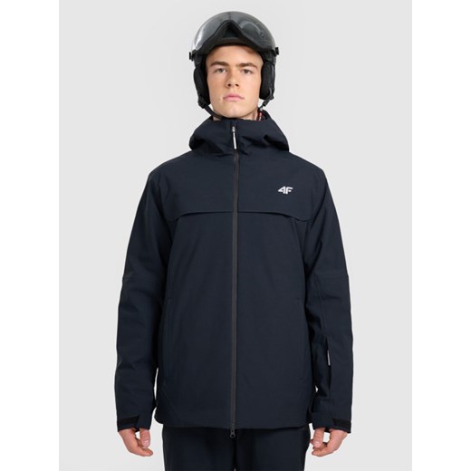 Męska kurtka narciarska 4F 4FRAW25TTJAM1080 - czarna ze sklepu Sportstylestory.com w kategorii Kurtki męskie - zdjęcie 187797571