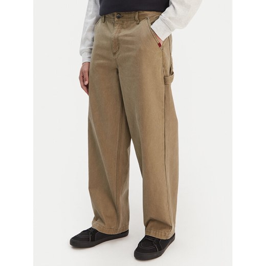 Quiksilver Jeansy Mercury Straight Out EQYNP03325 Beżowy Wide Leg ze sklepu MODIVO w kategorii Jeansy męskie - zdjęcie 187797954