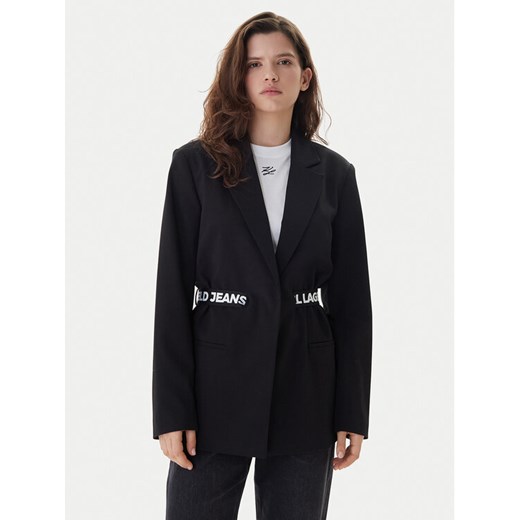 Karl Lagerfeld Jeans Marynarka B1W14024 Czarny Regular Fit ze sklepu MODIVO w kategorii Marynarki damskie - zdjęcie 187797961
