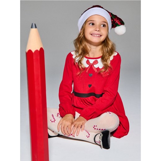 Sinsay - Świąteczne rajstopy z motywem lasek cukrowych - wielobarwny ze sklepu Sinsay w kategorii Rajstopy dziecięce - zdjęcie 187799674