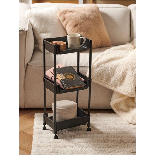 Sinsay - Regał na kółkach - czarny ze sklepu Sinsay w kategorii Regały i witryny - zdjęcie 187799720