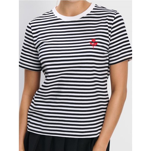 Sinsay - Koszulka z krótkim rękawem - wielobarwny ze sklepu Sinsay w kategorii Bluzki damskie - zdjęcie 187799733