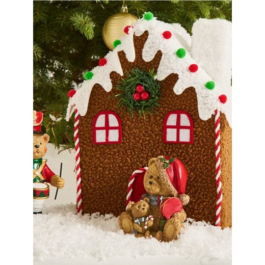 Sinsay - Dekoracja świąteczna w kształcie misia - brązowy Sinsay One Size Sinsay