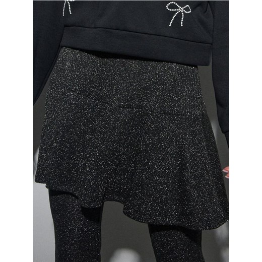 Sinsay - Prążkowana spódnica mini - czarny ze sklepu Sinsay w kategorii Spódnice - zdjęcie 187799792
