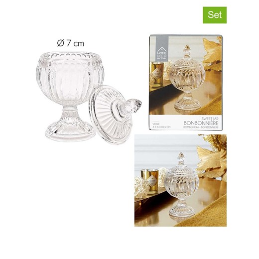 Make a Wish Słoiki (2 szt.) na słodycze - wys. 15 x Ø 7 cm ze sklepu Limango Polska w kategorii Misy i tace dekoracyjne - zdjęcie 187800322