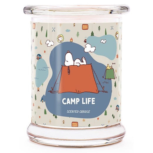 Peanuts Świeca zapachowa &quot;Peanuts Camp Life&quot; - 250 g ze sklepu Limango Polska w kategorii Świece i dyfuzory - zdjęcie 187800344