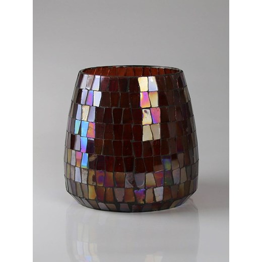 AM Design Świecznik w kolorze bordowym - wys. 15 x Ø 15 cm ze sklepu Limango Polska w kategorii Świeczniki - zdjęcie 187800642