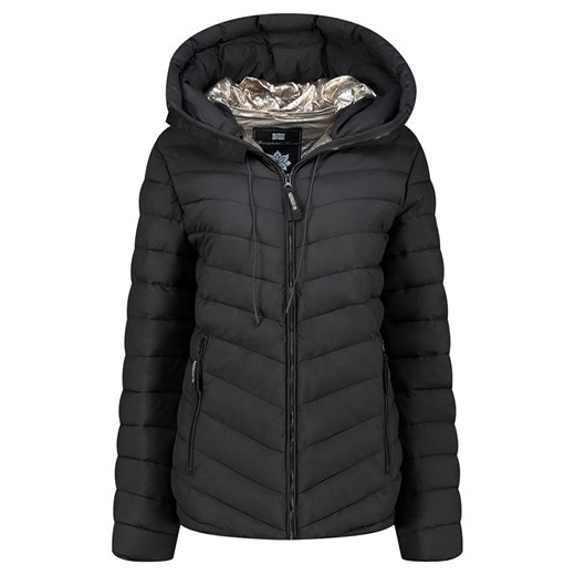 Geographical Norway Kurtka pikowana &quot;Amandine&quot; w kolorze czarnym ze sklepu Limango Polska w kategorii Kurtki damskie - zdjęcie 187800692