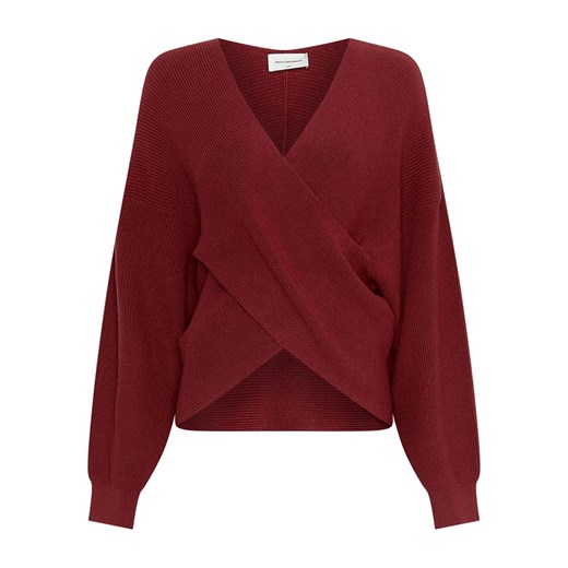 MOSS COPENHAGEN Sweter &quot;Zinelle&quot; w kolorze bordowym Moss Copenhagen XS/S promocja Limango Polska