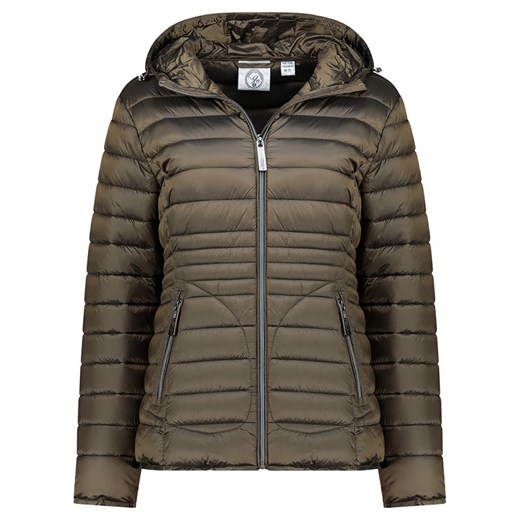 Geographical Norway Kurtka pikowana &quot;Breezi&quot; w kolorze khaki ze sklepu Limango Polska w kategorii Kurtki damskie - zdjęcie 187800902