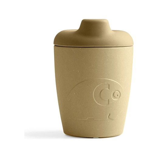 Sebra Silikonowy kubek &quot;Mums&quot; w kolorze żółtym z pokrywką - 4 m+ ze sklepu Limango Polska w kategorii Kubki - zdjęcie 187801030