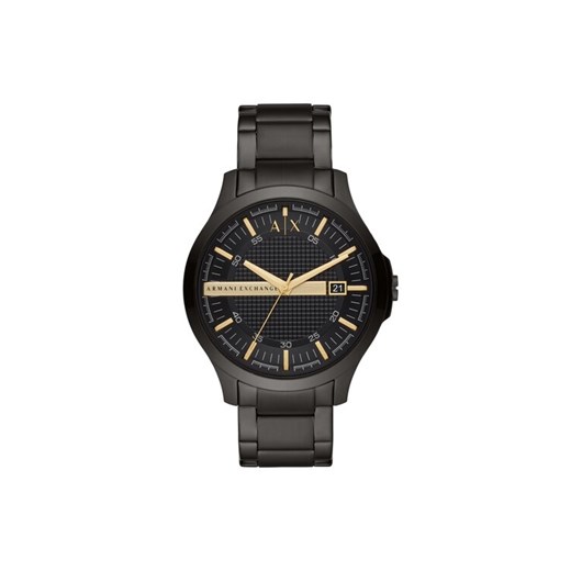 Zegarek Armani Exchange Hampton AX2413 Czarny ze sklepu eobuwie.pl w kategorii Zegarki - zdjęcie 187801101