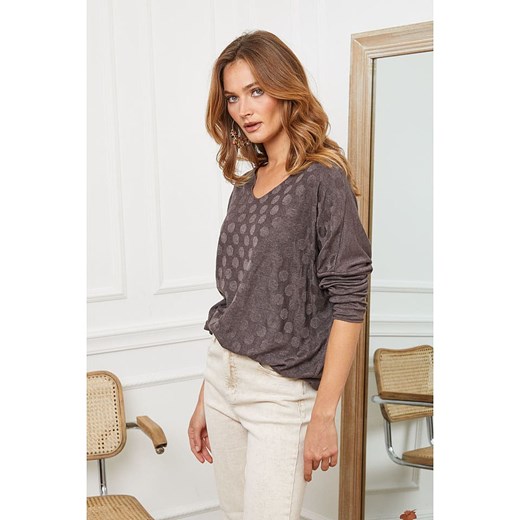 Joséfine Wełniany sweter &quot;Lolita&quot; w kolorze brązowym Joséfine M promocja Limango Polska