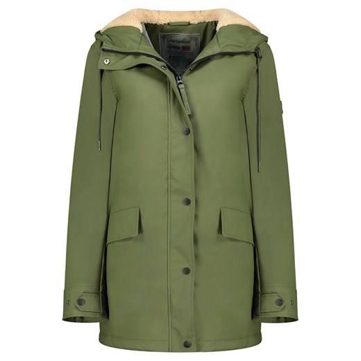 Geographical Norway Parka &quot;Armota&quot; w kolorze khaki ze sklepu Limango Polska w kategorii Kurtki damskie - zdjęcie 187801731