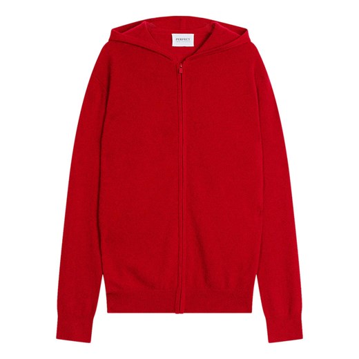 Perfect Cashmere Kaszmirowy kardigan &quot;Eldo&quot; w kolorze czerwonym ze sklepu Limango Polska w kategorii Swetry męskie - zdjęcie 187801774