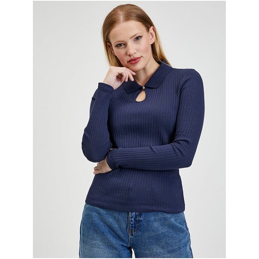 orsay Koszulka w kolorze granatowym ze sklepu Limango Polska w kategorii Bluzki damskie - zdjęcie 187801783