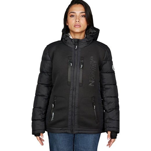 Geographical Norway Kurtka zimowa &quot;Beachwood&quot; w kolorze czarnym ze sklepu Limango Polska w kategorii Kurtki damskie - zdjęcie 187801862