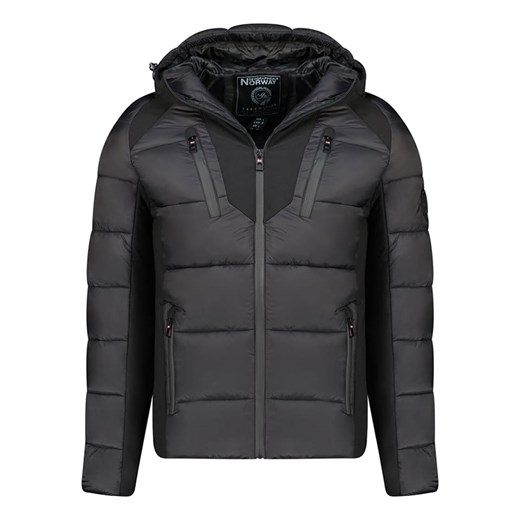 Geographical Norway Kurtka zimowa &quot;Bastian&quot; w kolorze czarnym ze sklepu Limango Polska w kategorii Kurtki męskie - zdjęcie 187801870