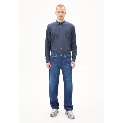 armedangels Dżinsy &quot;Aary&quot; - Straight fit - w kolorze granatowym ze sklepu Limango Polska w kategorii Jeansy męskie - zdjęcie 187801941