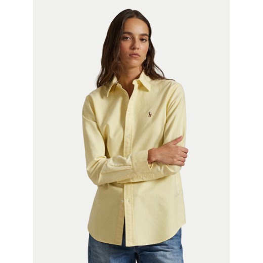 Polo Ralph Lauren Koszula 211970736505 Żółty Relaxed Fit ze sklepu MODIVO w kategorii Koszule damskie - zdjęcie 187803103