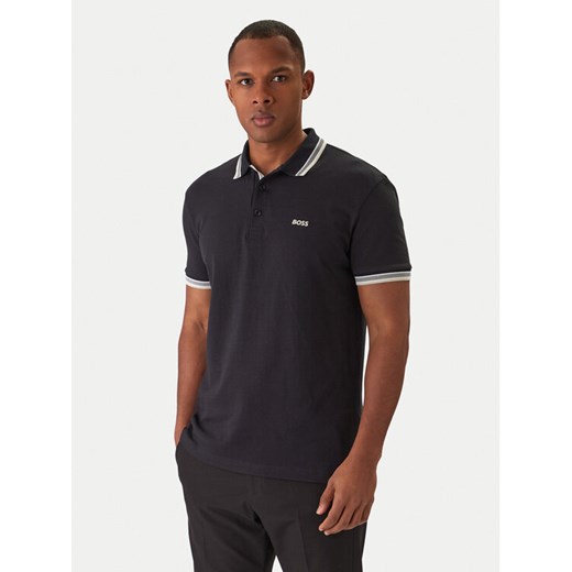 BOSS Polo Paddy 50469055 Niebieski Regular Fit ze sklepu MODIVO w kategorii T-shirty męskie - zdjęcie 187803123