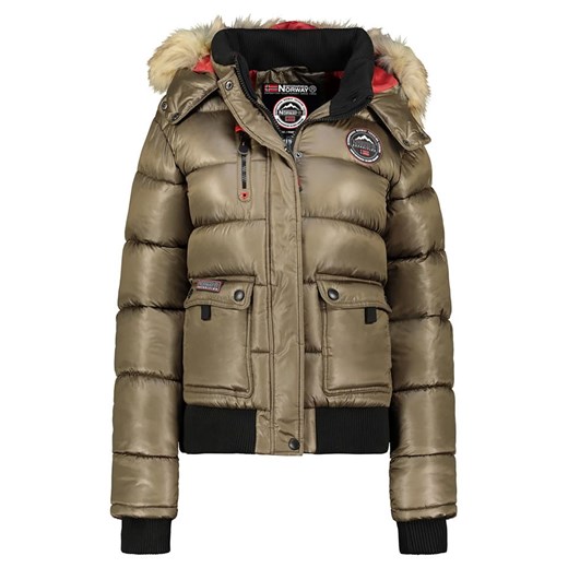 Geographical Norway Kurtka zimowa &quot;Bugs&quot; w kolorze khaki Geographical Norway XL okazyjna cena Limango Polska